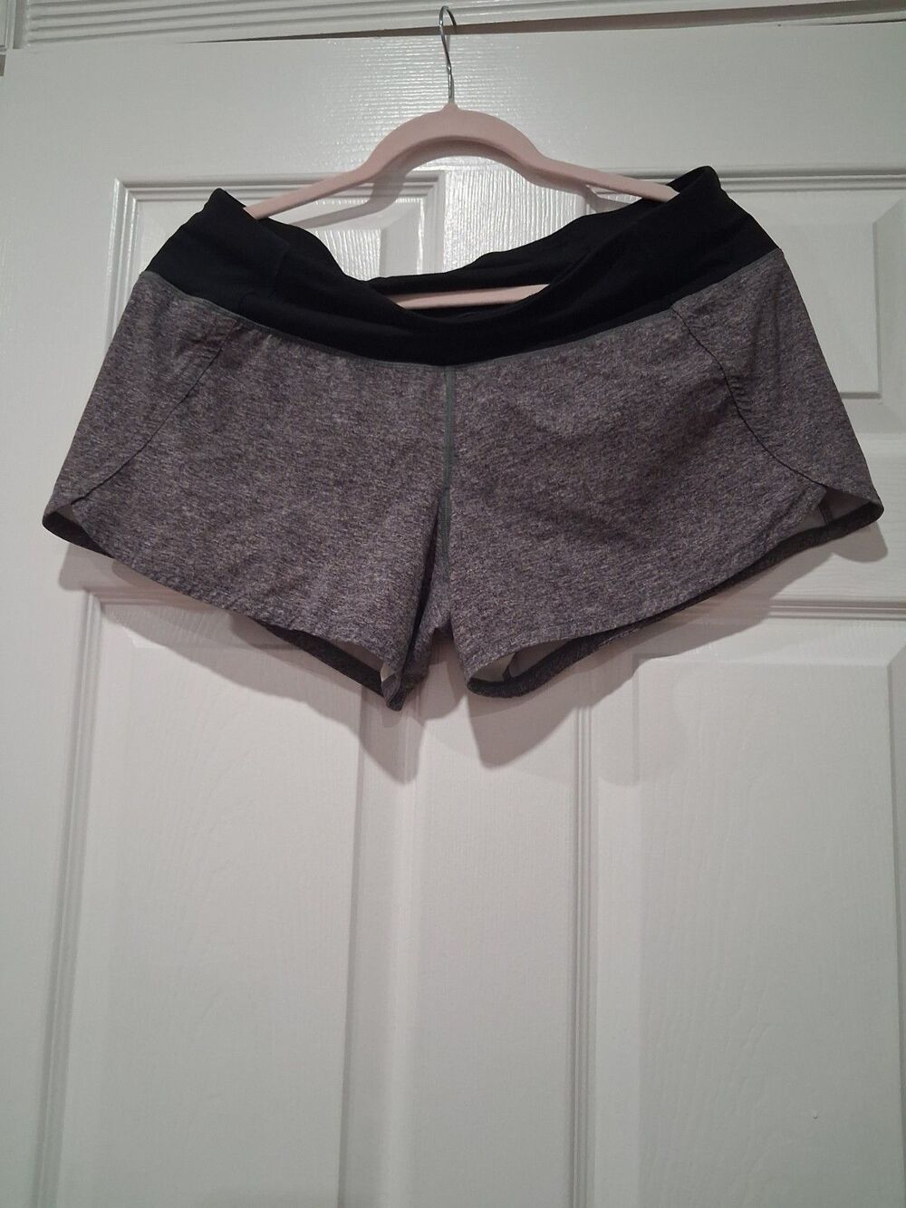 Lululemon Speed Up Shorts Womens Size 10 Brown Gray.